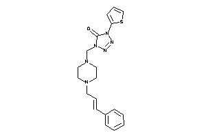 1-[(4-cinnamylpiperazino)methyl]-4-(2-thienyl)tetrazol-5-one