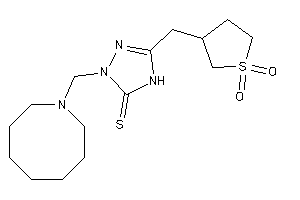 2-(azocan-1-ylmethyl)-5-[(1,1-diketothiolan-3-yl)methyl]-4H-1,2,4-triazole-3-thione