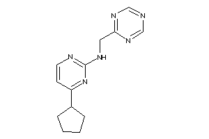 (4-cyclopentylpyrimidin-2-yl)-(s-triazin-2-ylmethyl)amine