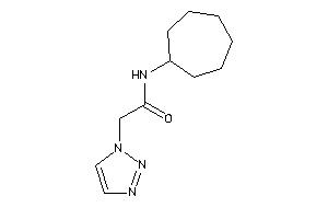 N-cycloheptyl-2-(triazol-1-yl)acetamide