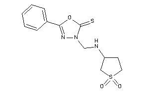 3-[[(1,1-diketothiolan-3-yl)amino]methyl]-5-phenyl-1,3,4-oxadiazole-2-thione
