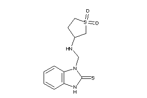 Image of 3-[[(1,1-diketothiolan-3-yl)amino]methyl]-1H-benzimidazole-2-thione