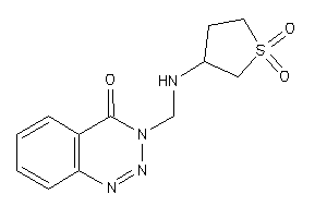 Image of 3-[[(1,1-diketothiolan-3-yl)amino]methyl]-1,2,3-benzotriazin-4-one