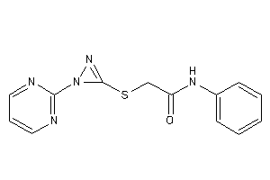 N-phenyl-2-[[1-(2-pyrimidyl)diazirin-3-yl]thio]acetamide