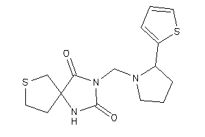 3-[[2-(2-thienyl)pyrrolidino]methyl]-7-thia-1,3-diazaspiro[4.4]nonane-2,4-quinone