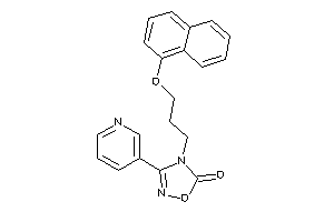 4-[3-(1-naphthoxy)propyl]-3-(3-pyridyl)-1,2,4-oxadiazol-5-one