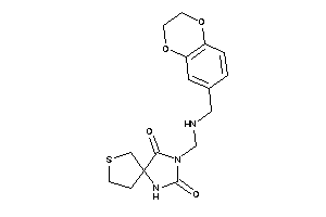 Image of 3-[(2,3-dihydro-1,4-benzodioxin-6-ylmethylamino)methyl]-7-thia-1,3-diazaspiro[4.4]nonane-2,4-quinone