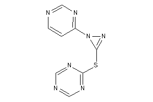 2-[[1-(4-pyrimidyl)diazirin-3-yl]thio]-s-triazine