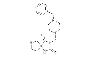Image of 3-[(4-benzylpiperazino)methyl]-7-thia-1,3-diazaspiro[4.4]nonane-2,4-quinone