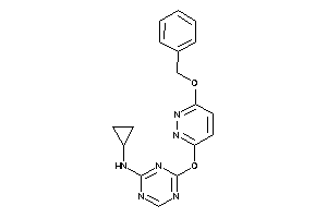 [4-(6-benzoxypyridazin-3-yl)oxy-s-triazin-2-yl]-cyclopropyl-amine