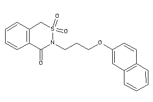 2,2-diketo-3-[3-(2-naphthoxy)propyl]-1H-benzo[d]thiazin-4-one