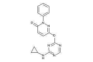 6-[[4-(cyclopropylamino)-s-triazin-2-yl]oxy]-2-phenyl-pyridazin-3-one