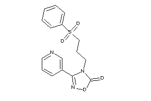 4-(3-besylpropyl)-3-(3-pyridyl)-1,2,4-oxadiazol-5-one