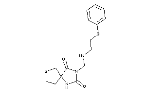 Image of 3-[(2-phenoxyethylamino)methyl]-7-thia-1,3-diazaspiro[4.4]nonane-2,4-quinone