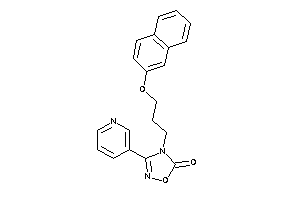 4-[3-(2-naphthoxy)propyl]-3-(3-pyridyl)-1,2,4-oxadiazol-5-one