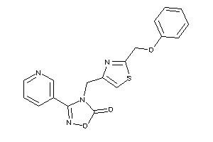 4-[[2-(phenoxymethyl)thiazol-4-yl]methyl]-3-(3-pyridyl)-1,2,4-oxadiazol-5-one