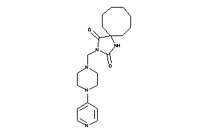 Image of 3-[[4-(4-pyridyl)piperazino]methyl]-1,3-diazaspiro[4.7]dodecane-2,4-quinone