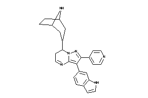 7-(8-azabicyclo[3.2.1]octan-3-yl)-3-(1H-indol-6-yl)-2-(4-pyridyl)-6,7-dihydropyrazolo[1,5-a]pyrimidine