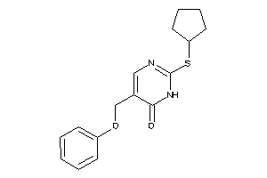 2-(cyclopentylthio)-5-(phenoxymethyl)-1H-pyrimidin-6-one