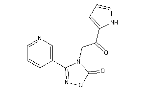 Image of 4-[2-keto-2-(1H-pyrrol-2-yl)ethyl]-3-(3-pyridyl)-1,2,4-oxadiazol-5-one