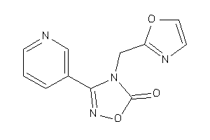 Image of 4-(oxazol-2-ylmethyl)-3-(3-pyridyl)-1,2,4-oxadiazol-5-one