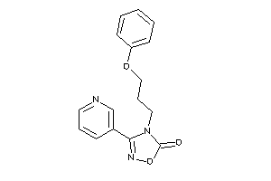 4-(3-phenoxypropyl)-3-(3-pyridyl)-1,2,4-oxadiazol-5-one