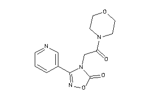 4-(2-keto-2-morpholino-ethyl)-3-(3-pyridyl)-1,2,4-oxadiazol-5-one