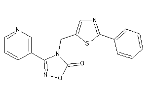 4-[(2-phenylthiazol-5-yl)methyl]-3-(3-pyridyl)-1,2,4-oxadiazol-5-one