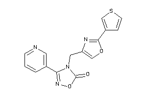 3-(3-pyridyl)-4-[[2-(3-thienyl)oxazol-4-yl]methyl]-1,2,4-oxadiazol-5-one