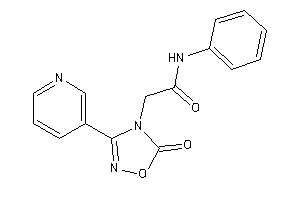 2-[5-keto-3-(3-pyridyl)-1,2,4-oxadiazol-4-yl]-N-phenyl-acetamide