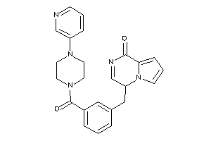 4-[3-[4-(3-pyridyl)piperazine-1-carbonyl]benzyl]-4H-pyrrolo[1,2-a]pyrazin-1-one