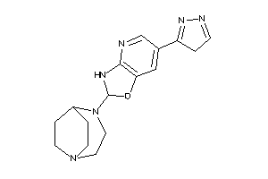 2-(1,4-diazabicyclo[3.2.2]nonan-4-yl)-6-(4H-pyrazol-3-yl)-2,3-dihydrooxazolo[4,5-b]pyridine
