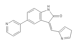 Image of 5-(3-pyridyl)-3-(3H-pyrrol-5-ylmethylene)oxindole