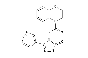 4-[2-(2,3-dihydro-1,4-benzoxazin-4-yl)-2-keto-ethyl]-3-(3-pyridyl)-1,2,4-oxadiazol-5-one