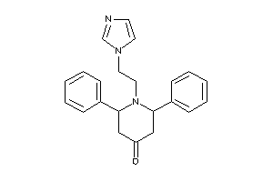 1-(2-imidazol-1-ylethyl)-2,6-diphenyl-4-piperidone