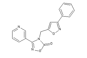 4-[(3-phenylisoxazol-5-yl)methyl]-3-(3-pyridyl)-1,2,4-oxadiazol-5-one