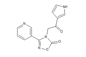 Image of 4-[2-keto-2-(1H-pyrrol-3-yl)ethyl]-3-(3-pyridyl)-1,2,4-oxadiazol-5-one