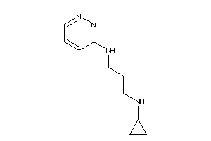 Cyclopropyl-[3-(pyridazin-3-ylamino)propyl]amine