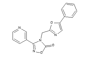 4-[(5-phenyloxazol-2-yl)methyl]-3-(3-pyridyl)-1,2,4-oxadiazol-5-one