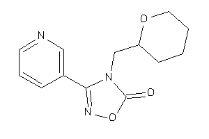 3-(3-pyridyl)-4-(tetrahydropyran-2-ylmethyl)-1,2,4-oxadiazol-5-one