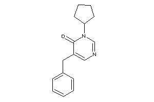 5-benzyl-3-cyclopentyl-pyrimidin-4-one