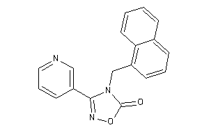 4-(1-naphthylmethyl)-3-(3-pyridyl)-1,2,4-oxadiazol-5-one