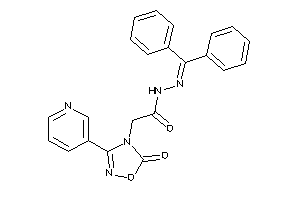 N-(benzhydrylideneamino)-2-[5-keto-3-(3-pyridyl)-1,2,4-oxadiazol-4-yl]acetamide