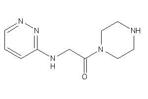 1-piperazino-2-(pyridazin-3-ylamino)ethanone