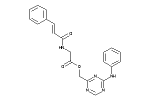 2-cinnamamidoacetic Acid (4-anilino-s-triazin-2-yl)methyl Ester