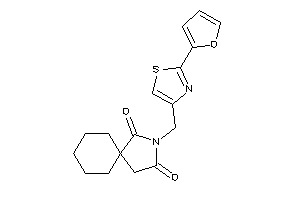 3-[[2-(2-furyl)thiazol-4-yl]methyl]-3-azaspiro[4.5]decane-2,4-quinone