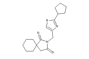 3-[(2-cyclopentylthiazol-4-yl)methyl]-3-azaspiro[4.5]decane-2,4-quinone