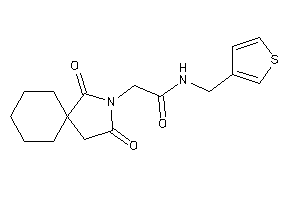 2-(2,4-diketo-3-azaspiro[4.5]decan-3-yl)-N-(3-thenyl)acetamide