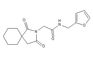 2-(2,4-diketo-3-azaspiro[4.5]decan-3-yl)-N-(2-furfuryl)acetamide