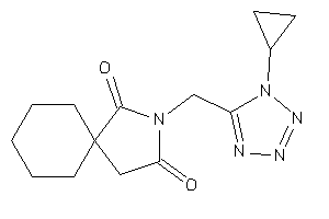 3-[(1-cyclopropyltetrazol-5-yl)methyl]-3-azaspiro[4.5]decane-2,4-quinone